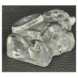 Vintage Magnor Crystal Nordic Viking Paperweight