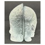 Blenko Elephant Bookends