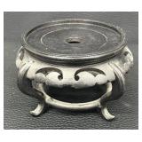 Vintage Chinese Buddhism Brass Bell and Bowl with Stand