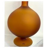 Satin Art Glass Genie Bottle Decanter by Zodax