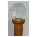 Satin Art Glass Genie Bottle Decanter by Zodax