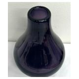 Krosno of Poland Purple Bulb Vase