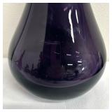 Krosno of Poland Purple Bulb Vase