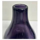 Krosno of Poland Purple Bulb Vase