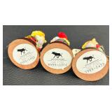 Three Rolf Lidberg for Moose International Figurines