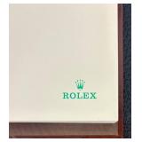Rolex Vintage 1980s Vintage Swiss Leather Bound Rolex Dealer