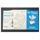 Vintage 1962 and 1963 Minnesota Twins Baseball Schedule Pamphlets