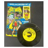 Stacked Cards Batman Comic Book and Record Set