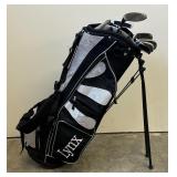 Lynx Golf Bag with Lynx and Spider Golf Clubs