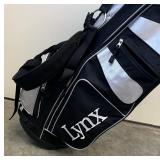 Lynx Golf Bag with Lynx and Spider Golf Clubs