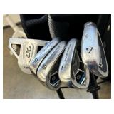 Lynx Golf Bag with Lynx and Spider Golf Clubs