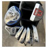 Lynx Golf Bag with Lynx and Spider Golf Clubs