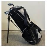 Lynx Golf Bag with Lynx and Spider Golf Clubs