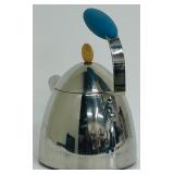 Michael Graves Postmodern Vintage 1990s Stainless Steel Tea Kettle (No Whistle)