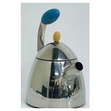 Michael Graves Postmodern Vintage 1990s Stainless Steel Tea Kettle (No Whistle)