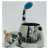 Michael Graves Postmodern Vintage 1990s Stainless Steel Tea Kettle (No Whistle)