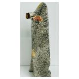 Vintage Bischoff Brandy Rooster Decanter Hand Painted Italian