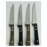 Vintage Dansk Steak Knife Set of 4 Mid Century Modern