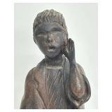 Antique Carved Wood Folk Art Figurine