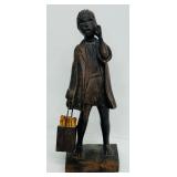 Antique Carved Wood Folk Art Figurine