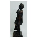 Antique Carved Wood Folk Art Figurine