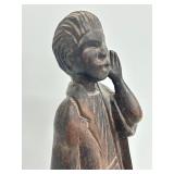Antique Carved Wood Folk Art Figurine