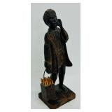Antique Carved Wood Folk Art Figurine
