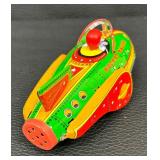 Schylling Collector Series Rocket Racer Friction Powered Rocket with Motor Sound