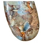 Four Jasper Gemstone Cabochon Pendants