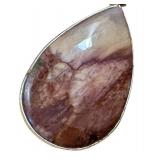Four Jasper Gemstone Cabochon Pendants