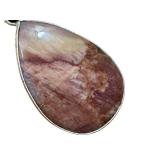 Four Jasper Gemstone Cabochon Pendants