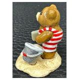 Wee Forest Folk  - Seaside Teddy  T-07 - 1985
