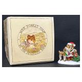 Wee Forest Folk - Santa Bear and Deer  T-05 - 1984