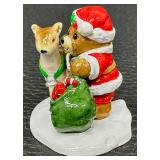 Wee Forest Folk - Santa Bear and Deer  T-05 - 1984