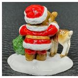 Wee Forest Folk - Santa Bear and Deer  T-05 - 1984