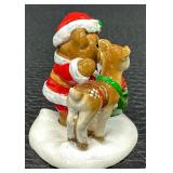 Wee Forest Folk - Santa Bear and Deer  T-05 - 1984