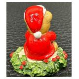 Wee Forest Folk  - Christmas Teddy  T-10 - 1987