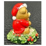 Wee Forest Folk  - Christmas Teddy  T-10 - 1987