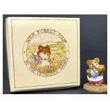 Wee Forest Folk Bears - Mama Bear & Baby  T-12 - 1989