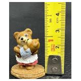 Wee Forest Folk Bears - Mama Bear & Baby  T-12 - 1989