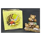 Wee Forest Folk Bears - Lunch on a Log  BB-3 - 1995