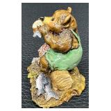 Wee Forest Folk Bears - Lunch on a Log  BB-3 - 1995