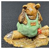 Wee Forest Folk Bears - Lunch on a Log  BB-3 - 1995