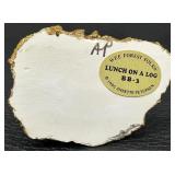 Wee Forest Folk Bears - Lunch on a Log  BB-3 - 1995