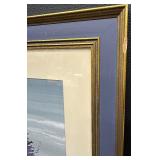 Beautiful Original Framed Art by Fred Ross