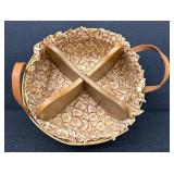 Longaberger Darning Basket with Wood Divider - 1997