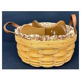 Longaberger Darning Basket with Wood Divider - 1997