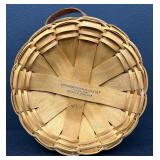 Longaberger Darning Basket with Wood Divider - 1997