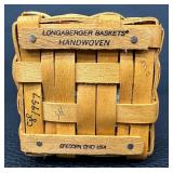 Longaberger Collectors Club J.W. Collection Miniature Waste Basket - 1997