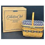 Longaberger Collectors Club J.W. Collection Miniature Market Basket - 1996